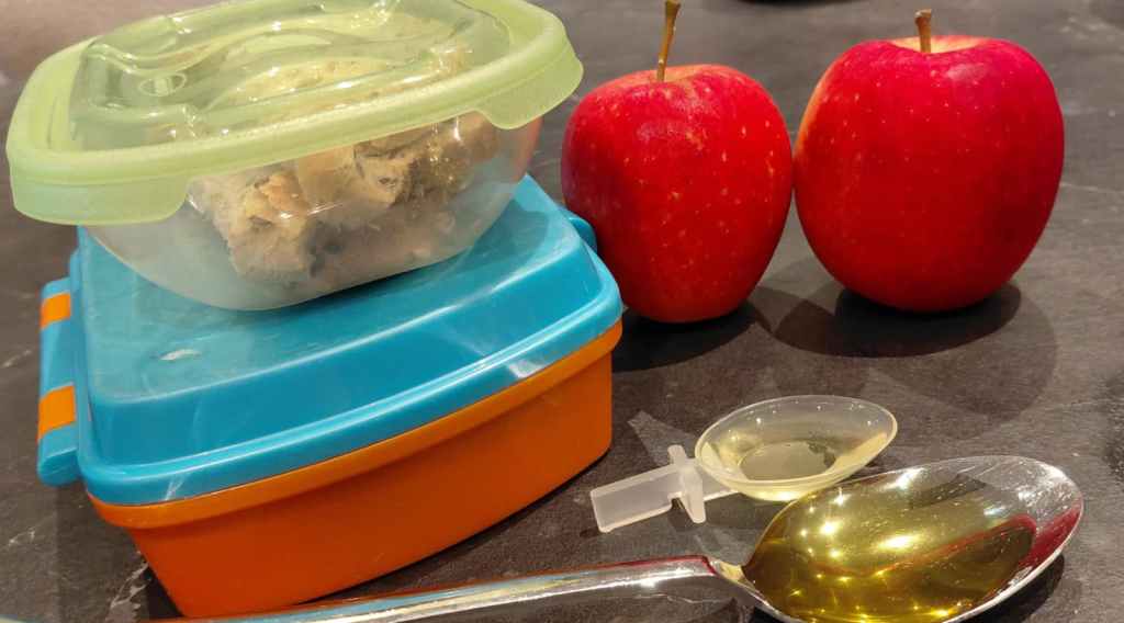 Omega 3 voordat de kinderen naar school gaan